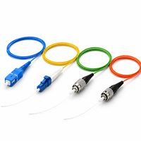 Cable de Red de Fibra Óptica Monomodo G652D G657A1 LSZH FTTH para Telecomunicaciones, Conectores SC LC FC ST UPC APC
