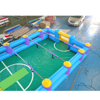 Giants Portable Gonflable Foosball Tir Cibles Jeux Gonflable Plage Savon Football Football Rugby Terrain Sport Jeu à Vendre