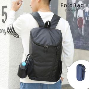 Ultra-light Portable Waterproof Zipper Closure Polyester Outdoor Sport <b>Backpack</b> with Foldable Design - Product Image 3
