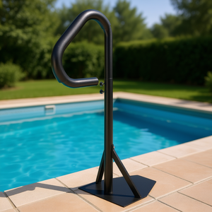 Barandilla Lateral para Spa Db Wholesale, Altura Ajustable de 35 a 57 Pulgadas, Giratoria 360°, Accesorio de Aluminio para Jacuzzi/Piscina - Product Image 2