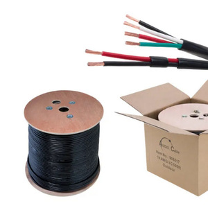 Cables de audio 10/18AWG de cobre desnudo con revestimiento de PVC para altavoces de tambor de madera, para uso en audio y video - Product Image 2