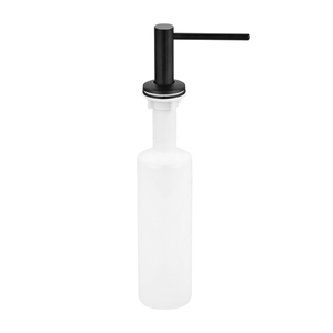 Distributeur de savon noir en acier inoxydable pour bar, évier, accessoires de cuisine - Product Image 1