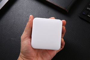 Banque d'alimentation <span class=keywords><strong>portable</strong></span> mini 10000mAh avec texture en cuir, logo personnalisé pris en charge pour les cadeaux en gros - Product Image 3