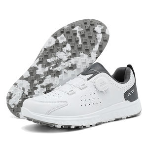 Zapatos de Golf para Exteriores con Cordones Retráctiles Automáticos, Impermeables, Cómodos, con Tacos Antideslizantes y Perillas Transpirables - Product Image 2