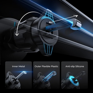 LISEN 2026 Nouveau support magnétique pour téléphone <span class=keywords><strong>de</strong></span> voiture 15W avec <span class=keywords><strong>charge</strong></span> rapide sans fil pour grille d'aération, compatible iPhone 17 16 15 14 Pro Max - Product Image 4