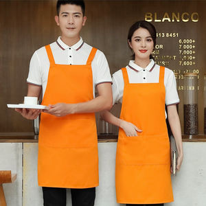 Custom LOGO Supermarket Restaurant Waiters Men Women Advertising Work Clothes Waterproof <strong>Aprons</strong> Hot Pot Kitchen Shoulder <strong>Aprons</strong> - Product Image 5