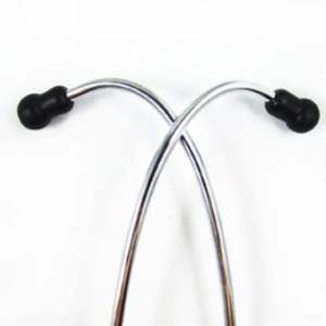 KT-105 Manual Double-Diaphragm Medical Stethoscope Double-Headed with Silver Ear <b>Hook</b> <b>Plastic</b> Digital Instrument - Product Image 3