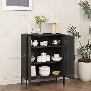 <span class=keywords><strong>Buffet</strong></span> moderne <span class=keywords><strong>scandinave</strong></span> en acier, armoire en métal pour la cuisine, la salle à manger, rangement de vaisselle, coffre, <span class=keywords><strong>buffet</strong></span> - Product Image 2