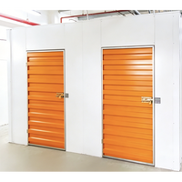 Porte à enroulement latérale en acier orange, structure en acier, design chinois, pour entrepôt intérieur, atelier, bureau, bâtiment, entrepôt à usage personnel