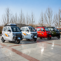 Motocicleta de Tres Ruedas Motorizada KASAKO, Carrocería Completamente Cerrada, Motor de 151-200cc, Capacidad para 4 Pasajeros, para Personas Mayores y con Discapacidad