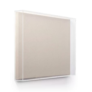 acrylic shadow box Art Painting Frame clear Acrylic shadow display Box with Linen Backing acrylic picture photo frames