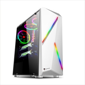 White oem customized design gaaming pc atx case desktop computer cabinet