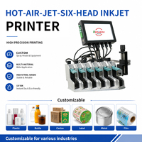 Impresora de Códigos QR TIJ para Componentes Metálicos, Mascarillas, Huevos, Películas Automotrices, Códigos de Barras, Fechas, Logotipos, Máquina de Codificación