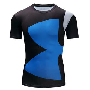 T-shirt de sport à manches courtes Factory <span class=keywords><strong>Superman</strong></span>, respirant, antibactérien, extensible, en polyester et soie de lait - Product Image 5