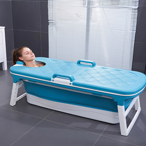 Thiết Kế Mới Giá Rẻ Nhựa Xách Tay Có Thể Gập Lại Bồn Tắm Di Động - Product Image 5