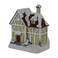 Nouveauté : Décoration de Noël en forme de Père Noël, maison lumineuse musicale animée à LED pour intérieur, cadeau