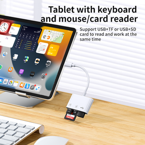 <span class=keywords><strong>Lecteur</strong></span> de carte mémoire USB-C Type C, adaptateur pour cartes TF SD, <span class=keywords><strong>lecteur</strong></span> de carte mémoire pour ordinateur portable et téléphone, adaptateur de clé USB OTG, <span class=keywords><strong>lecteur</strong></span> de carte pour appareil photo - Product Image 3