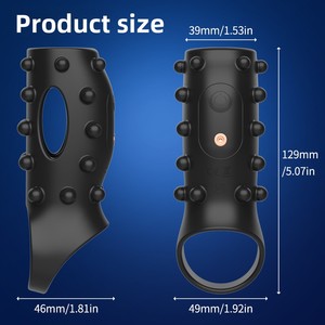 2026 Neuer Mini-Prostatamassager mit Penisring Fernbedienung Vibrierendes <span class=keywords><strong>Anal</strong></span>-Sexspielzeug für Männer Private Label - Product Image 4