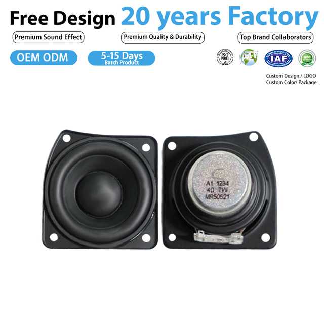 High Fidelity Full Frequency 2.25 Inch Full Range Speaker Accessories HiFi Speaker  Clear Sound for Audio Systems