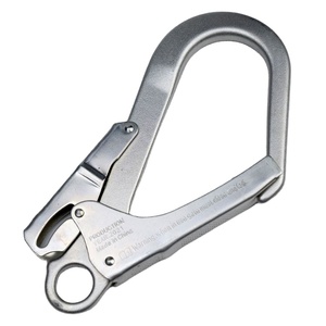 Perna gêmea Aço Lanyard Gancho Personalizado Gancho Giratório Mosquetão Queda Proteção Cinto De Segurança Andaimes Ganchos Quick Connect Buckle - Product Image 1
