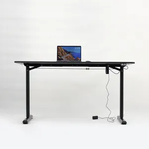 Leke doppio motore automatico tavolo di sollevamento in metallo telaio regolabile in altezza scrivania meccanismo elettrico ufficio
