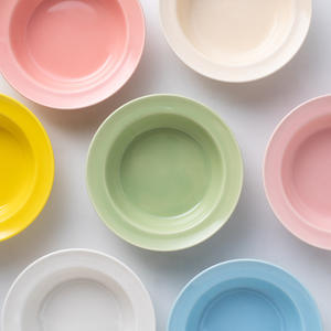 <span class=keywords><strong>Trendy</strong></span> Macaron-Colored Ceramic Pet Bowl de alta aparência Eco-Friendly Anti-Black Chin Feeding Bowl para gatos e cães - Product Image 4