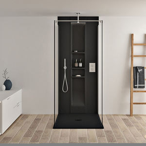 Aquacubic <span class=keywords><strong>Salle</strong></span> <span class=keywords><strong>de</strong></span> <span class=keywords><strong>bain</strong></span> murale 14 "* 96" <span class=keywords><strong>Niche</strong></span> Douche Triple Étagère Encastrée - Product Image 3