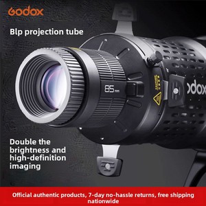 Reflector Óptico de Fibra de Carbono <span class=keywords><strong>Godox</strong></span> Original BLP/BFP para Luces <span class=keywords><strong>LED</strong></span> de Video, Enfoque Ajustable, Montura Bowens, <span class=keywords><strong>Tubo</strong></span> de Proyección para Retratos - Product Image 1