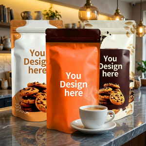 Factory Wholesale Standup Pouch <b>Bag</b> Resealable Ziplock Matt Finished Clear Window <b>Snack</b> Food Packaging Mylar Doypack <b>Bags</b> - Product Image 3