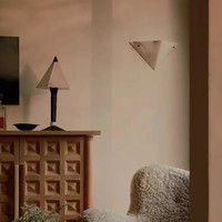 Lampe murale en pierre naturelle de style minimaliste italien de luxe pour salon, hôtel, couloir, éclairage de chevet