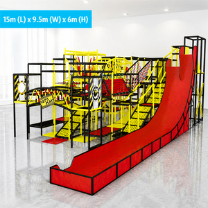 Aire de jeux intérieure personnalisée pour enfants, thème <span class=keywords><strong>château</strong></span> gonflable, parc d'attractions commercial - Product Image 3