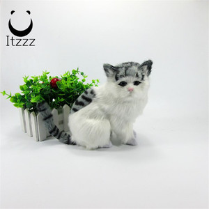 Vendita calda piccoli adorabili gatti Anime personalizzato peluche la moda simulata gatti animali di peluche di alta qualità - Product Image 3
