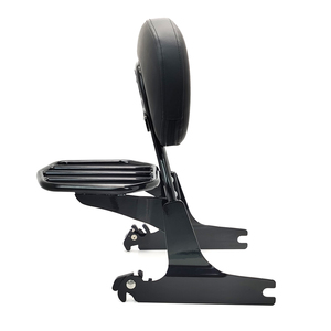 Motocicleta respaldo Sissy Bar equipaje Kit para Harley Davidson Harley Softail 2000-2005, excepto FXSTD y 2006-2017 FL Softail - Product Image 2