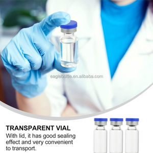 <span class=keywords><strong>Mini</strong></span> flacons en verre ambré 5ml 10ml 20ml bouteilles d'ampoule d'huile de sérum d'injection avec couvercle et bouchon en aluminium argenté de 20mm - Product Image 5