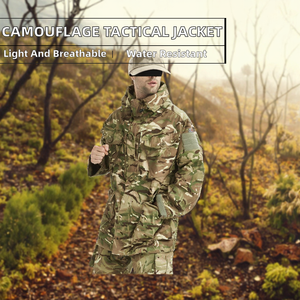 Veste d'extérieur unisexe respirante et imperméable camouflage pour la chasse et les vêtements de travail en hiver - Product Image 4