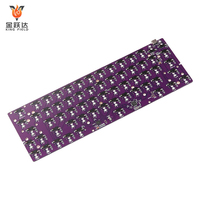 Papan Sirkuit PCBA Pabrikan 60% Tk Pengendali Keyboard Mekanik Nirkabel Rakitan PCB Produksi