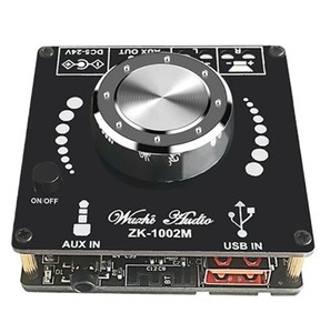 Placa amplificadora de Audio para cine en casa, Amplificador estéreo, AUX, USB, <span class=keywords><strong>ZK</strong></span>-<span class=keywords><strong>1002M</strong></span>, 100W + 100W, 5,0 - Product Image 1