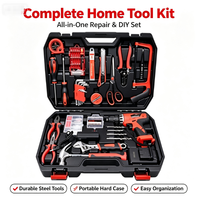 Ensemble d'outils sans fil Songcheng SC-129 de 129 pièces, perceuse sans fil multifonctionnelle, kit d'outils à main pour la réparation et l'entretien domestique, bricolage, OEM