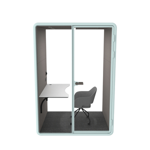 Customizable Single Acoustic Phone Booth Noise Insulation Soundproof Office Pod for Open Plan Workplace - Product Image 3