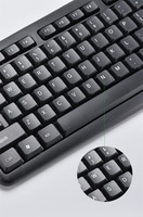 Clavier filaire ergonomique 104 touches USB Design résistant aux éclaboussures à prix d'usine pour ordinateurs portables et ordinateurs de jeu de bureau