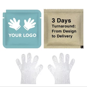 Individually Wrapped Disposable Waterproof Soft PE <b>Plastic</b> <b>Gloves</b> for Kitchen Cooking Cleaning Food Handling Safe Hand - Product Image 6