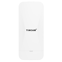 TiNCAM 10km 5.8G 18dbi CPE Inalámbrico para Exteriores IP65 POE 24V DC 12V13KM Puente Inalámbrico para Exteriores 1 Par Punto de Acceso Inalámbrico