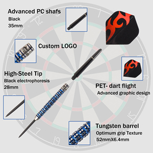 Desafía tus Habilidades con el Juego de Dardos Flechettes Skipjack, Dardos de Tungsteno de 22g, Color y Logotipo Personalizables, Ecológicos y Duraderos para Club - Product Image 4