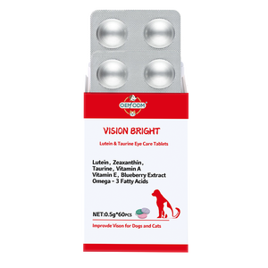 תוסף תזונה אורגני ללא דגנים לכלבים, תמצית לוטאין ופירות יער, ספיגה מהירה, טבליות להבהרת ראייה, ייצור בהתאמה אישית (OEM/ODM) - Product Image 3