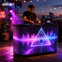 Discothèque Bar Dj Stand P1.9 P2.6 P2.9 P3.91 P4.81 Écran d'affichage Led Dj