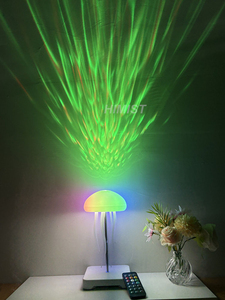 Lampe d'Ambiance LED Méduse Premium avec Projecteur d'Ondulations Aquatiques, Haut-Parleur Bluetooth et Musique Apaisante à <span class=keywords><strong>Bruit</strong></span> Blanc <span class=keywords><strong>pour</strong></span> un Sommeil Amélioré - Product Image 2