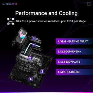 Carte mère ROG Strix X870E-E Gaming WiFi AM5 ATX DDR5 AMD pour prise en charge PCIe 5.0 SATA - Product Image 4