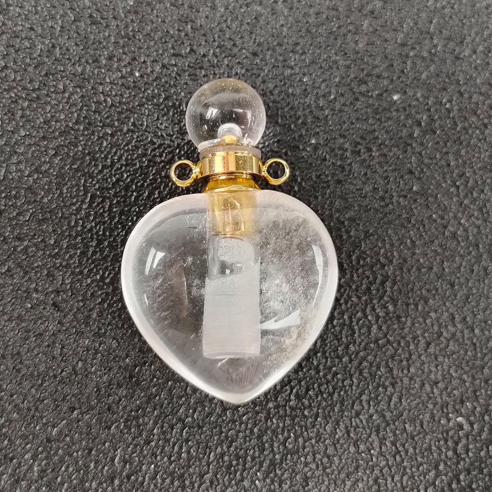 Cristal blanc + collier