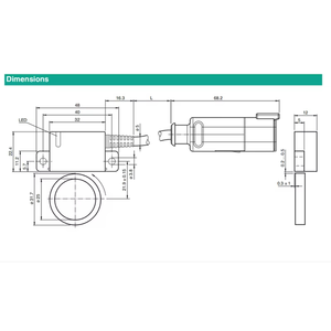 Nuevo Codificador Rotatorio Incremental Original Pepperl + Fuchs P + F MNI20N-0H02DY41N-00100:02, Muestreo Magnético, Salida Push-Pull - Product Image 4