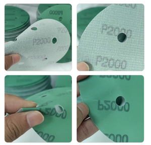 แผ่นขัดกระดาษทรายกลมอะลูมิเนียมออกไซด์ ขนาด 6 นิ้ว 240 กริต 49 รู จำนวน 2000 ชิ้น สำหรับเครื่องขัดแบบสุ่มวงโคจร - Product Image 3